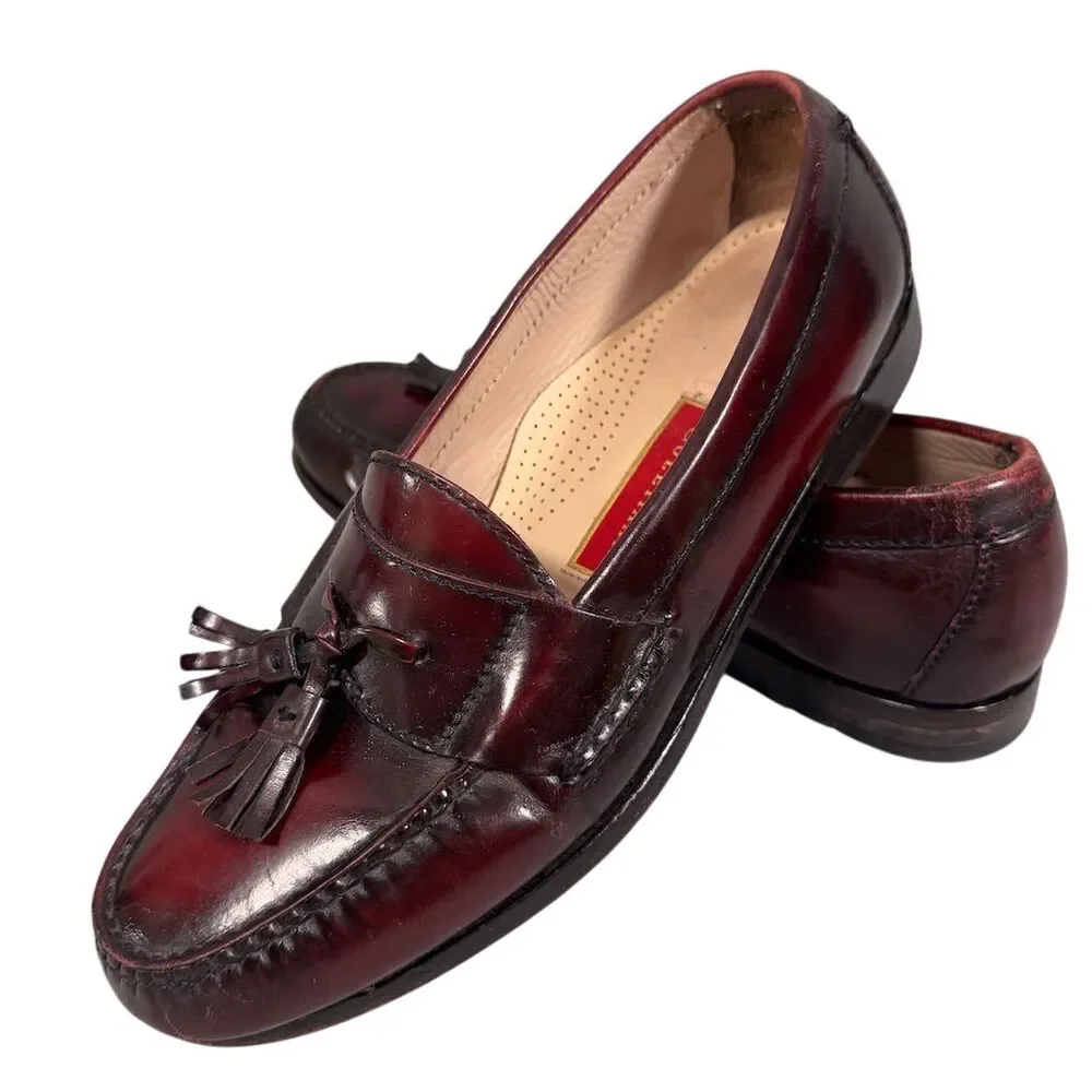Cole Haan Men's Tassel Loafers Multicolor Leather Size 9